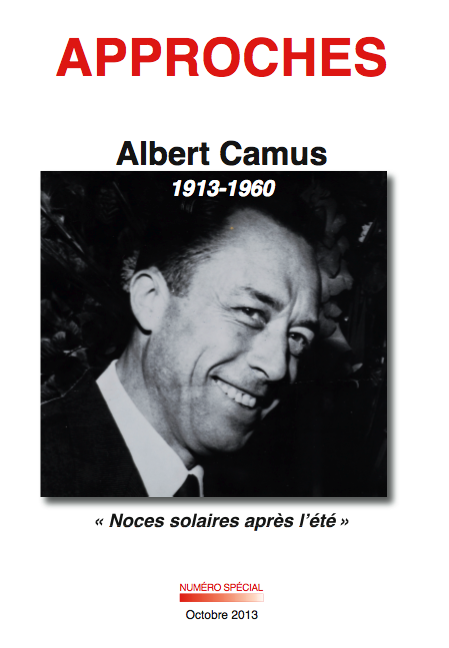 Couverture du numéro spécial sur Camus