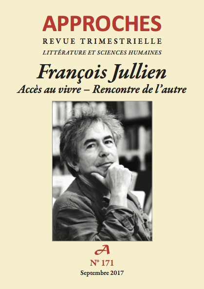 Couverture du n°171 de la revue Approches