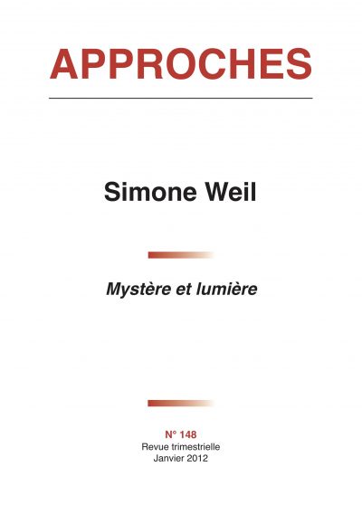 N°148 - Simone Weil / Mystère et lumière
