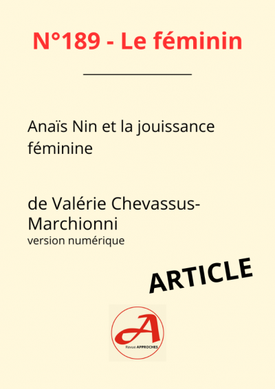 Approches 189 - Le féminin
