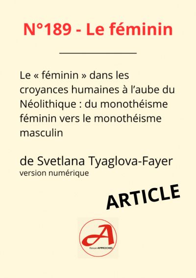 Approches 189 - Le féminin