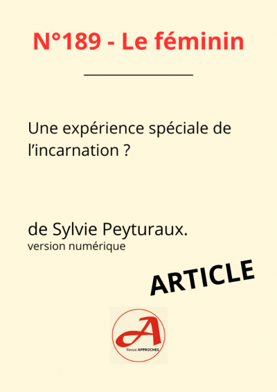 Approches 189 - Le féminin