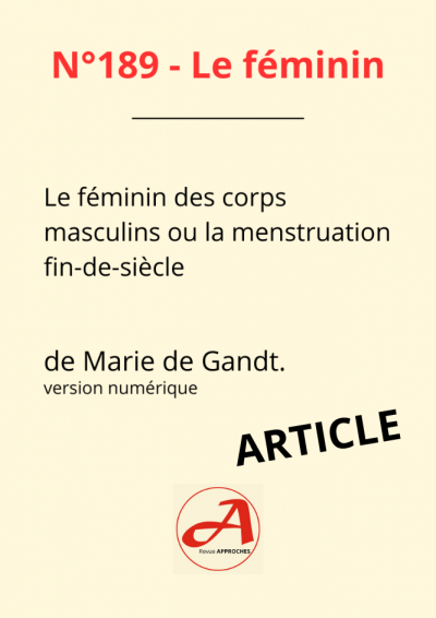 Approches 189 - Le féminin