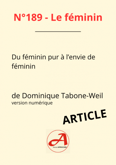 Approches 189 - Le féminin