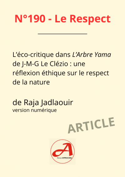 Le Respect - Article Raja Jadlaoui  version numérique